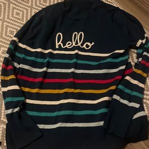 Cute true time sweater